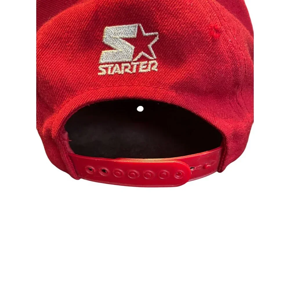 San Francisco 49ers Red Snapback Hat NFL Embroidered Logo Adjustable Cap - Picture 11 of 14